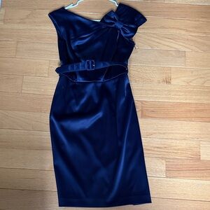 Elegant Navy Blue Dress